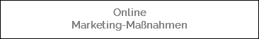 Online Marketing-Maßnahmen