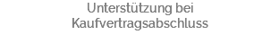 Unterstützung bei Kaufvertragsabschluss